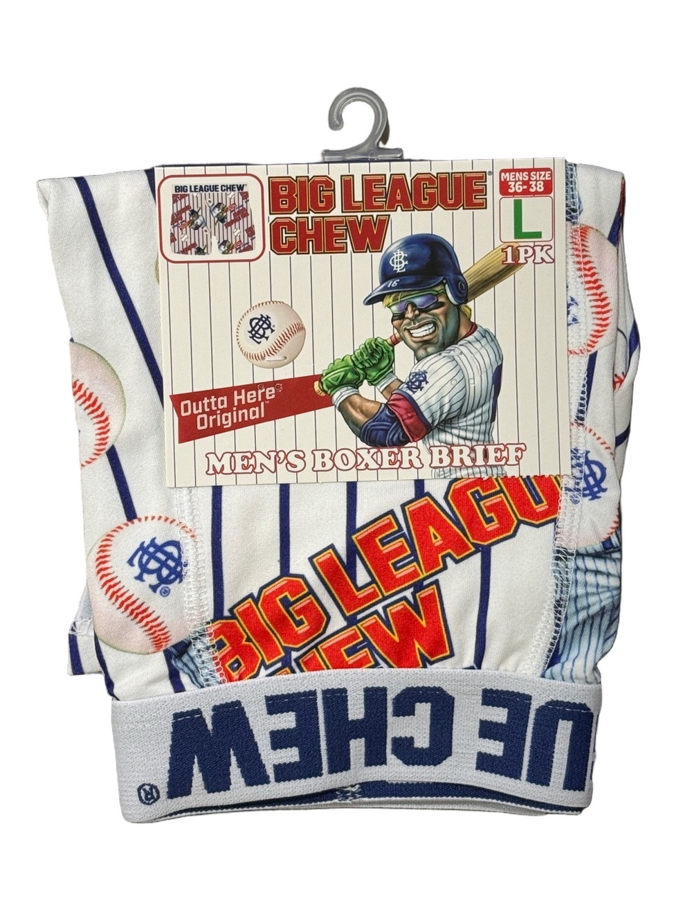 Mens Big League Chew Licensed Boxer Briefs - Size Large - NWT